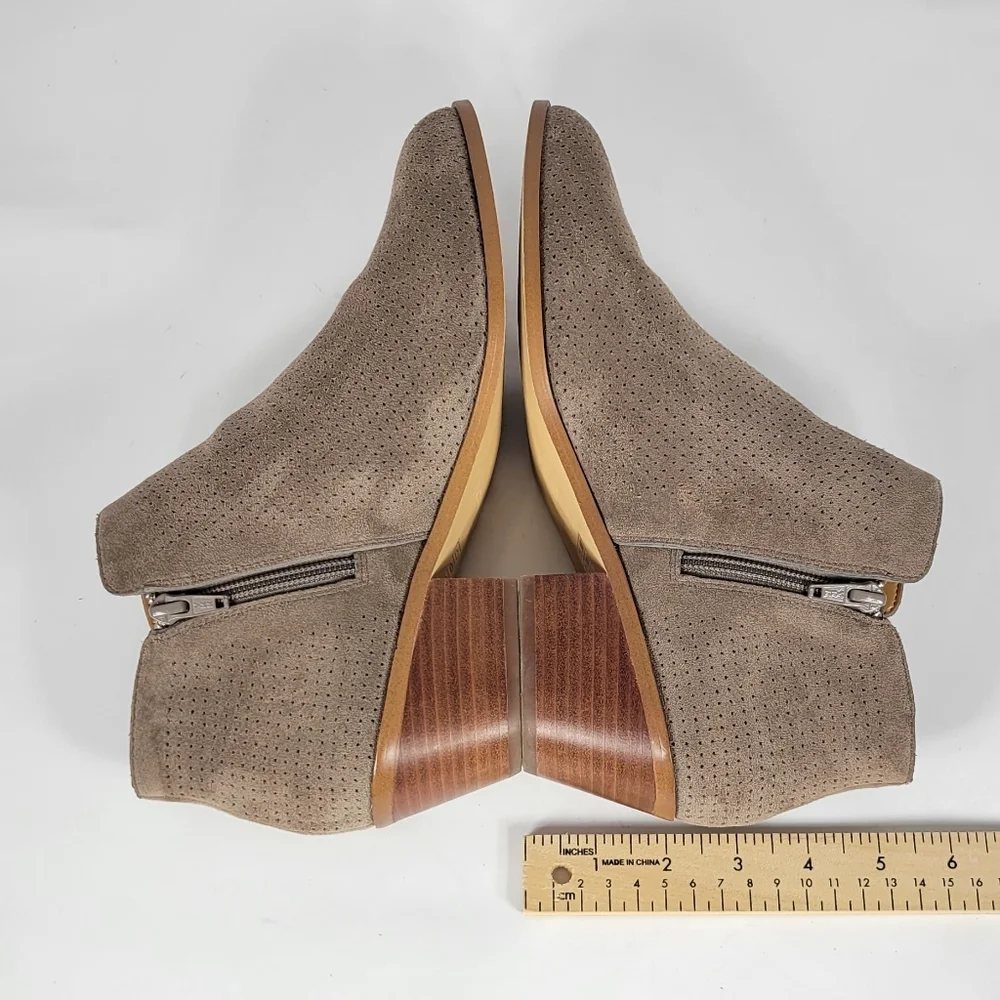 J. Crew Taupe Ankle Booties #806 Size 9.5